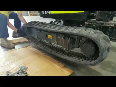 what direction to install tracks on a mini excavator|mini excavator rubber tracks.